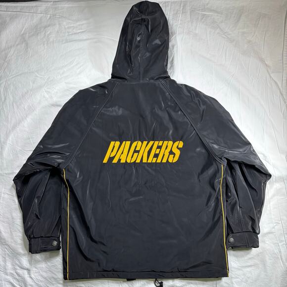 Vintage 90s G-III Carl Banks Green Bay Packers NFL Men’s Medium Zip Up Jacket - Picture 7 of 9